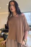 Bobby Mesh Layering Top Dopamine Dot Rose Mocha /9